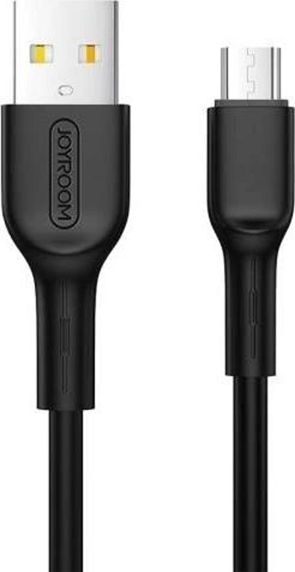 Joyroom S-M357S Mikro Şarj ve Data Kablosu 2A 1m Siyah - Image 1