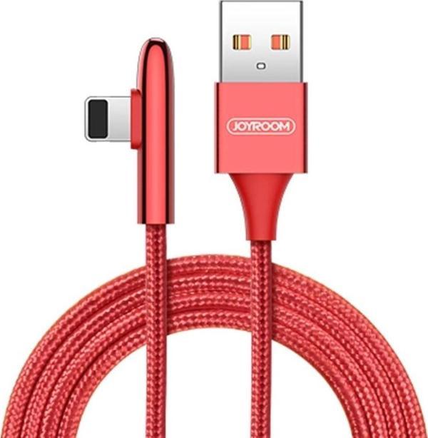 Joyroom S-M98K 1.2M 3A Lightning Şarj ve Data USB Kablosu Kırmızı - Image 1