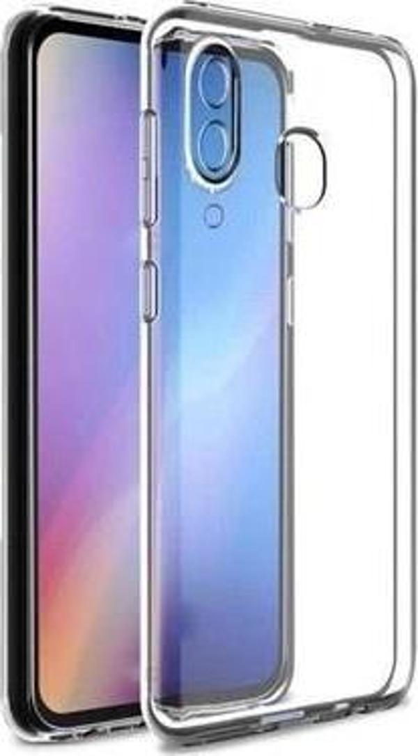 Honor 8C Tıpalı Kamera Korumalı Şeffaf Silikon Kılıf - Image 1