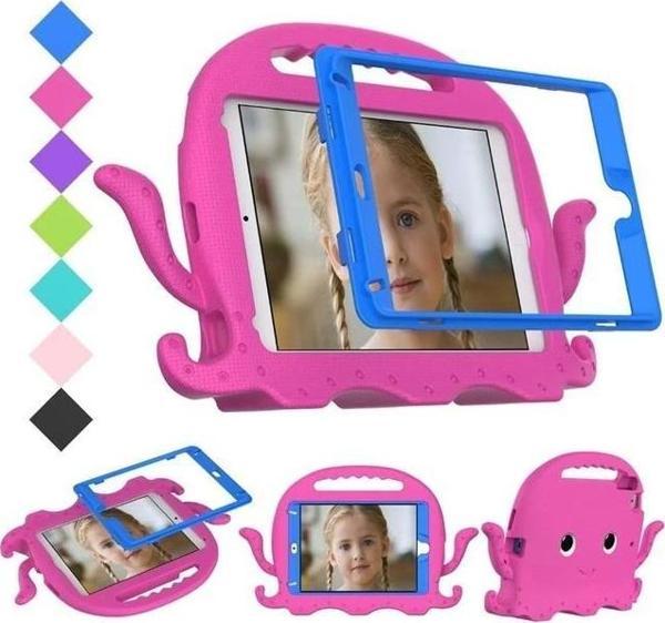 İpad Pro 11 10.9 Ahtapot Tutmalı Yumuşak Standlı Silikon Çocuk Tablet Kılıfı - Image 1