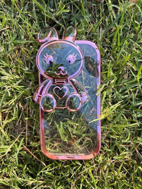 İphone 11 Stantlı Rabbit Silikon Telefon Kılıfı - Image 1