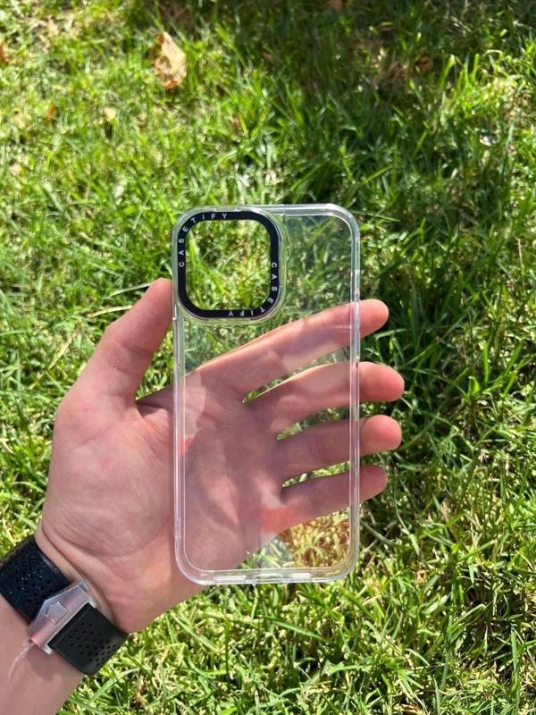 İphone 13 Pro Casetify Şeffaf Silikon Telefon Kılıfı - Image 1