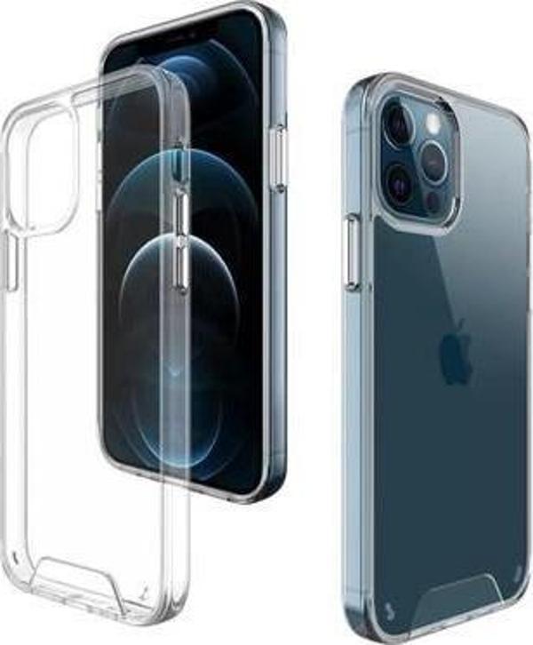Iphone 12 Pro Premium Space Şeffaf Silikon Kılıf - Image 1