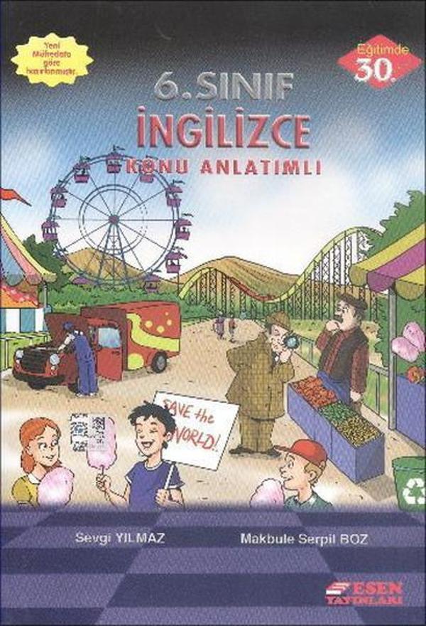 Esen 6. Sınıf İngilizce Konu Anlatım - Esen Yayıncılık - Eğitim - Image 1