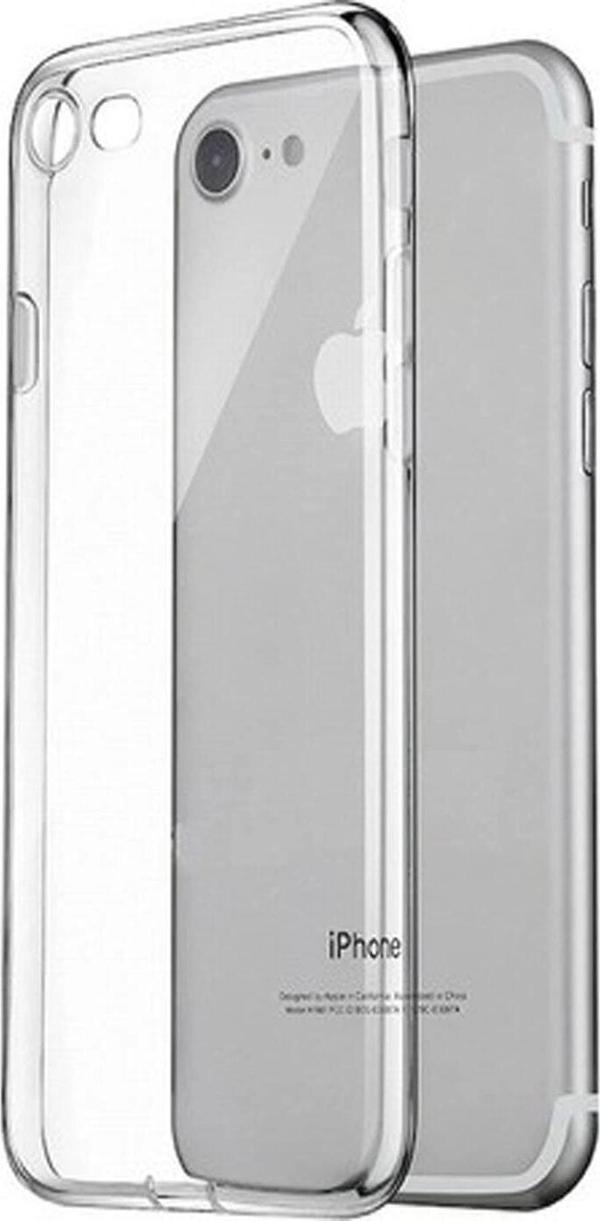 İphone X Şeffaf Tıpalı Kamera Korumalı Silikon Kılıf - Image 1