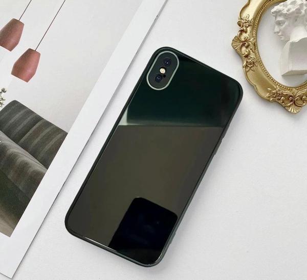 iPhone XR Parlak Cam Kamera Korumalı Telefon Kılıfı - Image 1