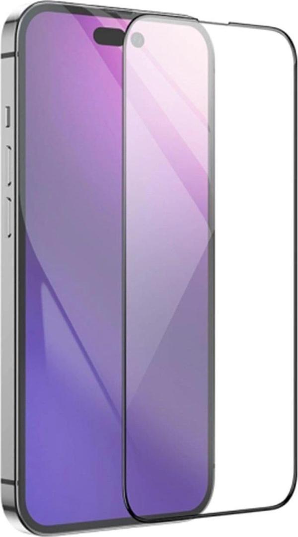 İphone 15 Plus Ve 15 Pro Max Uyumlu Tam Kaplayan Ultra HD Ekran Koruyucu Temperli Cam - Image 1