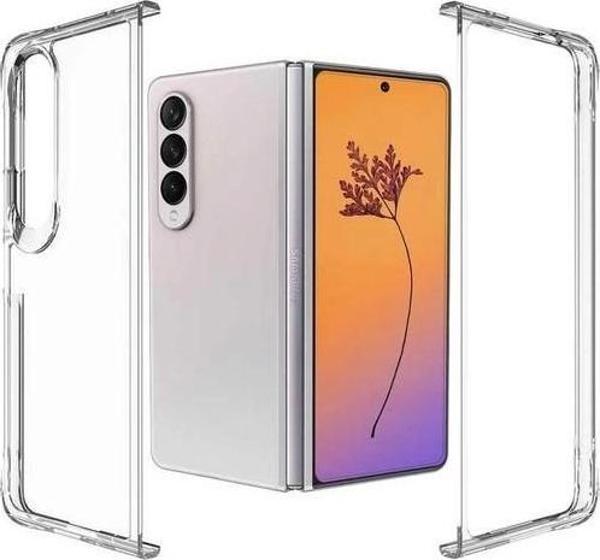 Samsung Galaxy Z Fold 4 Sert Kristal Kapak Koruma Kılıf - Şeffaf - Image 1