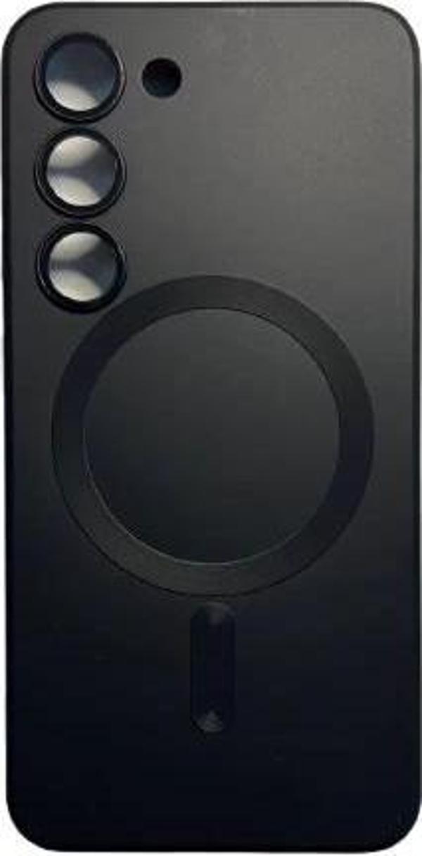 Samsung S23 Plus Metalic Magsafe Silikon Kılıf - Image 1