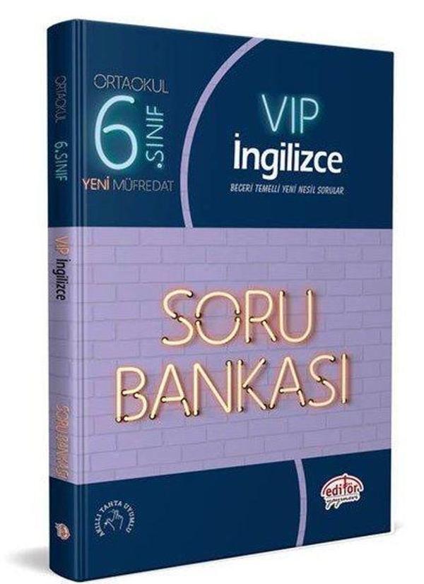 6.Sınıf VIP İngilizce Soru Bankası - Editör - Image 1