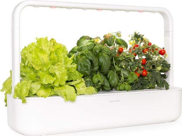 Click & Grow Kapalı Alan Bitki Bahçesi Seti Büyüme Işığı İle - Beyaz - Image 1