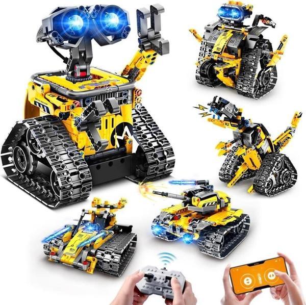 Hogokids Robot Yapım Oyuncakları - Uzaktan Kumandalı ve Uygulama Kontrollü - Image 1