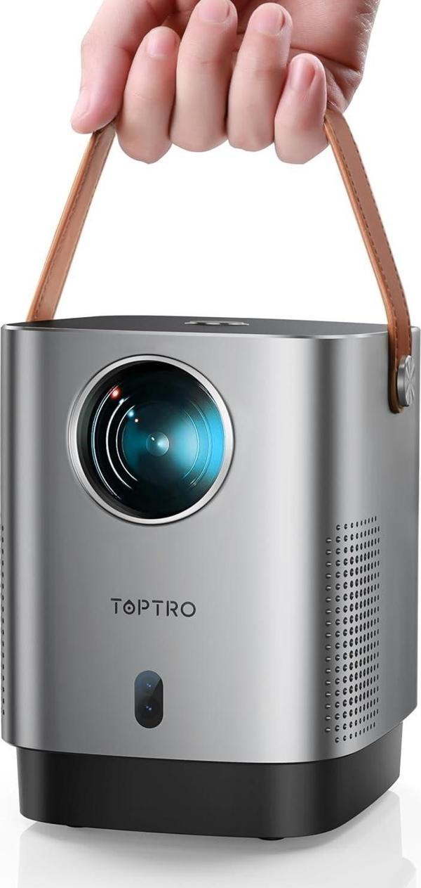 Toptro TR23 Mini Projektör 1080P, 15000 Lümen, 4D/4P Keystone ve Zoom Desteği - Image 1