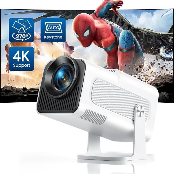 Toptro Yerel HD 1080P Açık Hava Taşınabilir Projektör, 20000 Lümen - 270 Derece Stand - Image 1