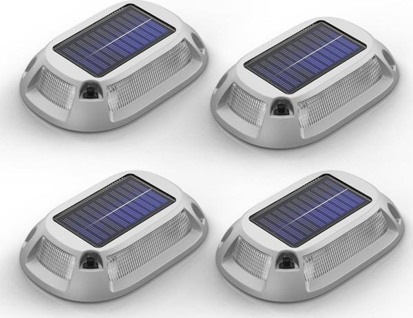 Viodaim Güneş Enerjili Garaj Yolu Işıkları 9 Renk Su Geçirmez - 4 Adet - Image 1