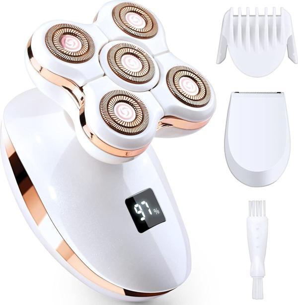 Zhoc Palmperfect Kadınlar İçin Elektrikli Tıraş Makinesi - Bikini Düzeltici - Pembe - Image 1