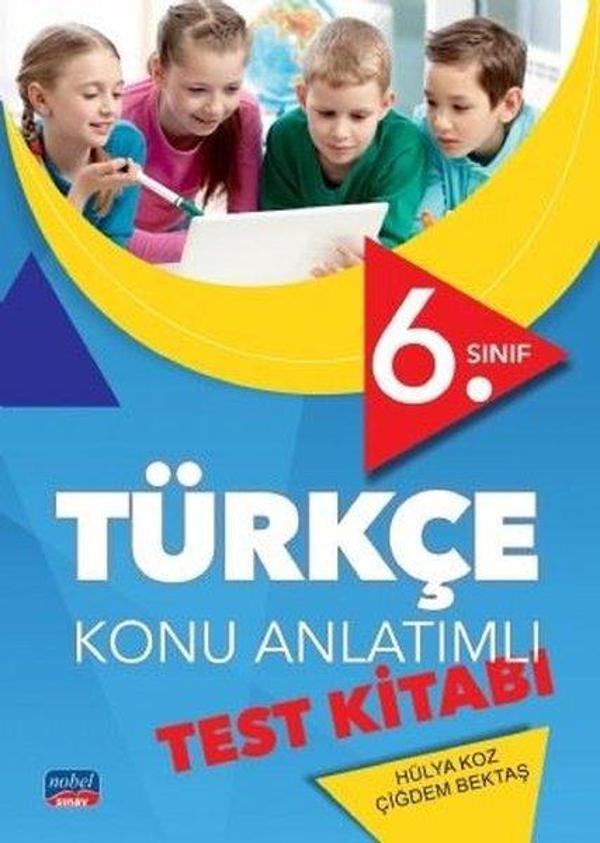 6.Sınıf Türkçe Konu Anlatımlı Test Kitabı - Nobel Sınav - Image 1