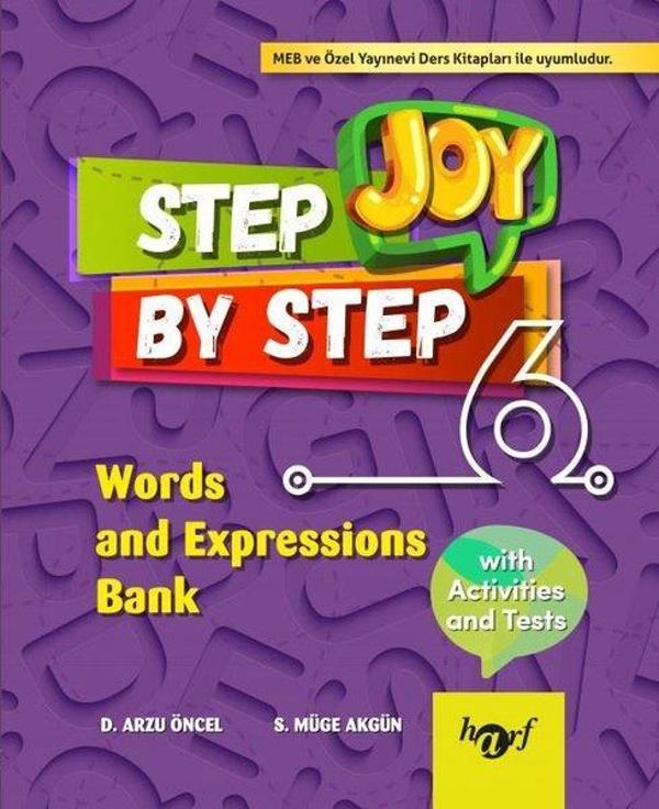 Step By Step Joy 6.Sınıf Words and Expressions Bank - Harf Eğitim Yayıncılık - Image 1