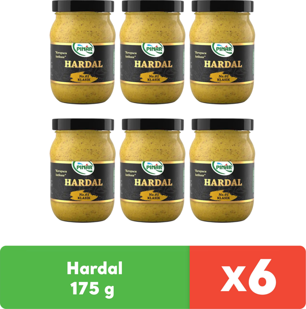 Pınar Hardal 175 g x 6 Adet - Image 1