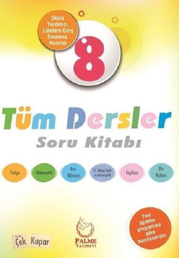 Palme 8.Sınıf Tüm Dersler Soru Kitabı 2019 - Palme Eğitim - Image 1