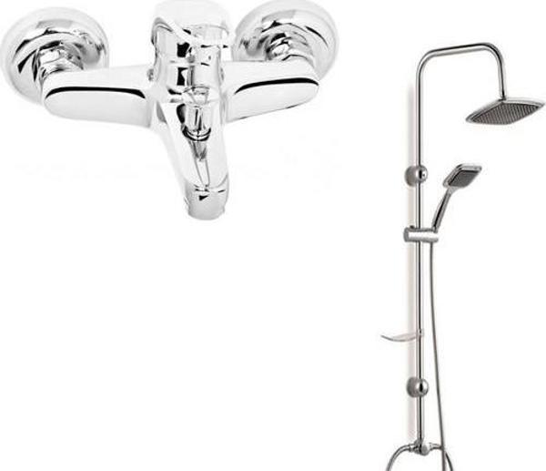 Arçe Banyo Bataryası Aç Kapa Robot Duş Banyo Seti Siyah - Image 1
