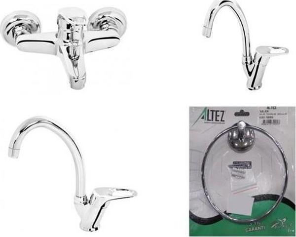 Arçe Batarya Seti Banyo Eviye Lavabo Havluluk - Image 1