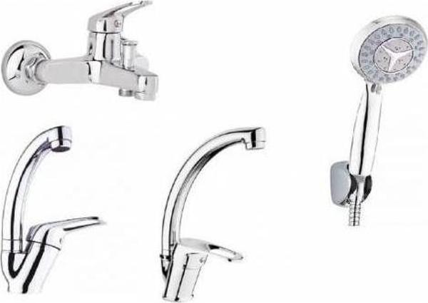 Arçe Batarya Seti Mafsallı Duş Takımı 4 Lü Set - Image 1
