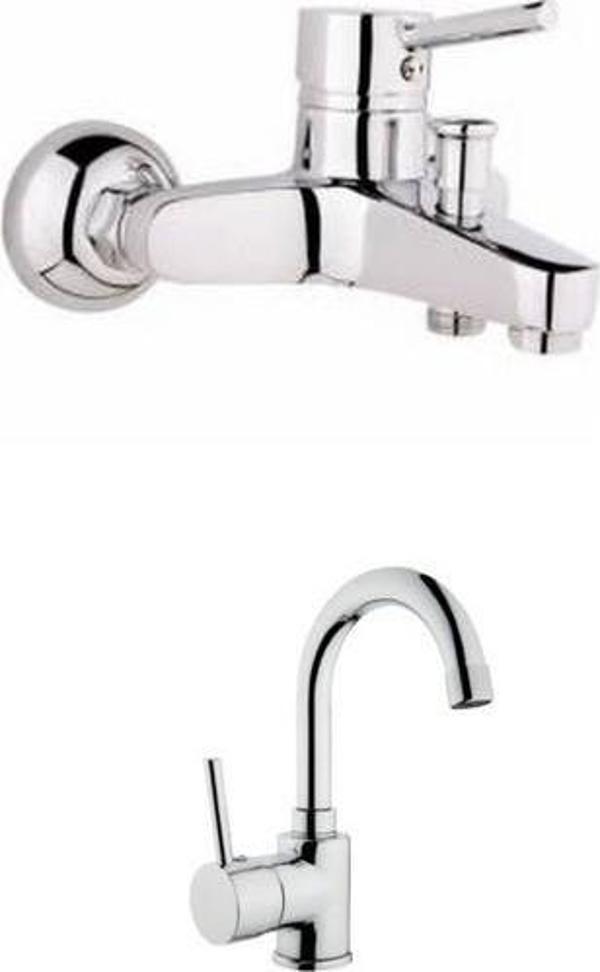 Arçe Delta Lavabo Bataryası Aç Kapa Banyo Bataryası - Image 1