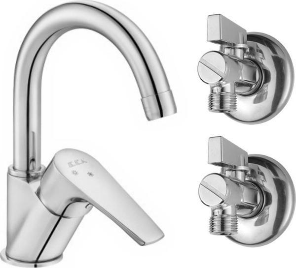 Arçe Eca Niobe Kuğu Boru Lavabo Batarya 2 Tema Filtreli Ara Musluk - Image 1