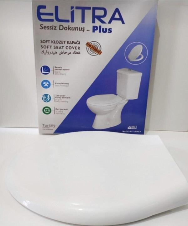 Arçe Elitra Amortisörlü Plus Yavaş Kapanan Klozet Kapağı - Image 1