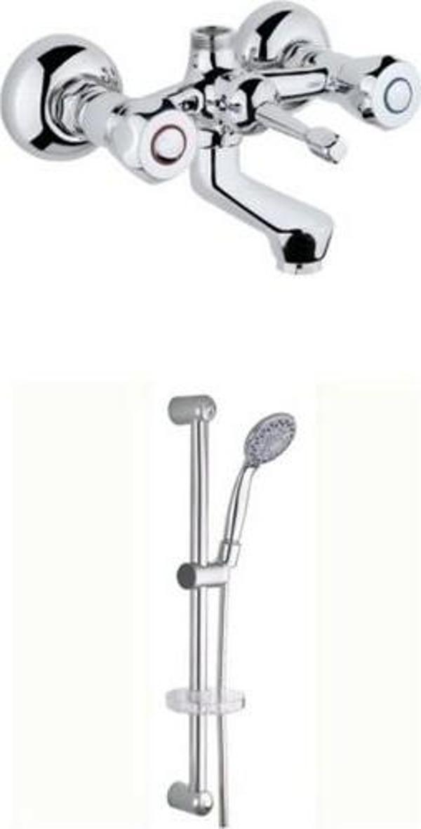 Arçe Klasik Banyo Bataryası ve Sürgülü Duş Takımı - Image 1