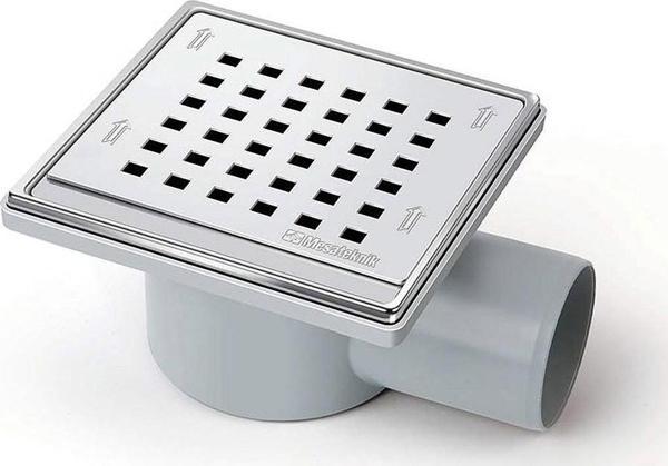Arçe Mesa Teknik Ø50 Drainer Sürmeli Yandan Çıkışlı Banyo Yer Süzgeci 11X11 cm - Image 1