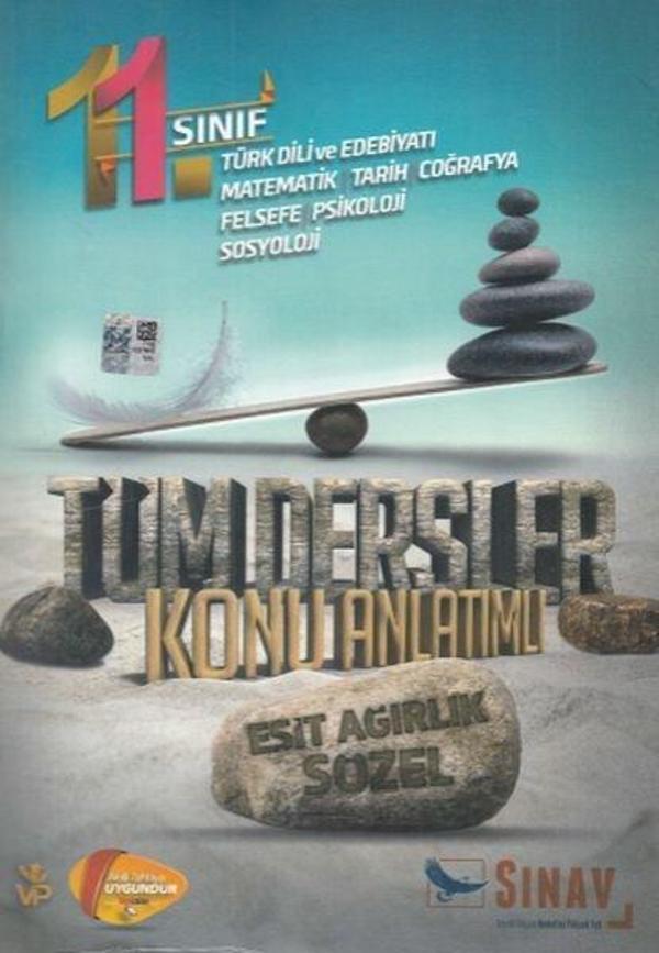 Sınav 11.Sınıf Tüm Dersler Konu Anlatımlı (Eşit Ağırlık-Sözel) - Sınav Dergisi Yayınları - Image 1