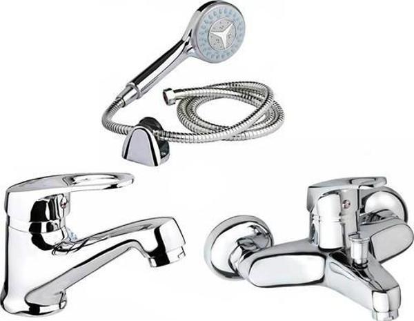 Arçe Mix Banyo ve Lavabo Bataryası Takımı Mercedes Duş Seti - Image 1