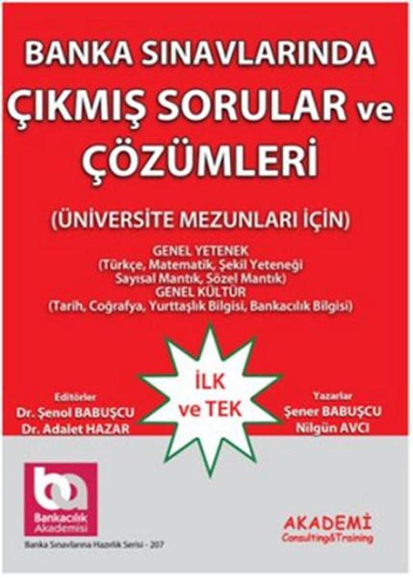 Akademi Banka Sınavlarında Çıkmış Sorular ve Çözümleri - Akademi Consulting - Image 1