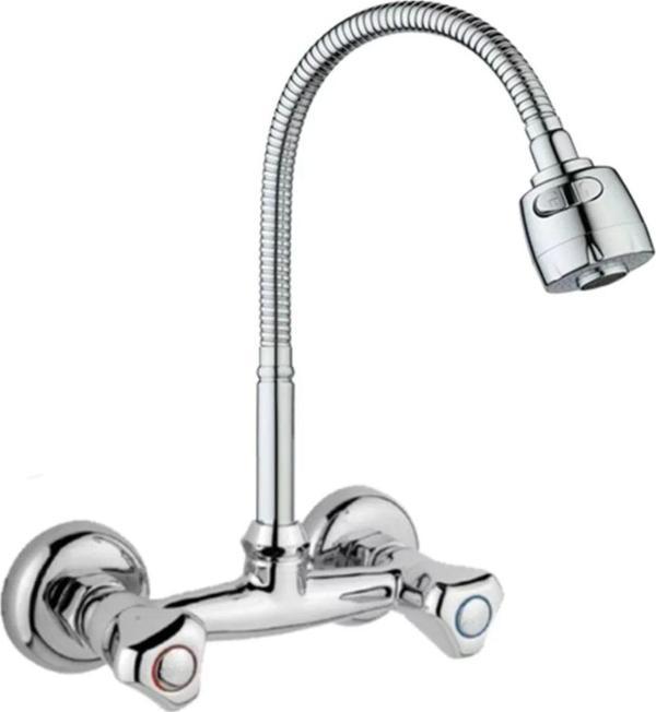 Arçe Spiral Borulu Klasik Çevirmeli Duvardan Mutfak Bataryası - Image 1