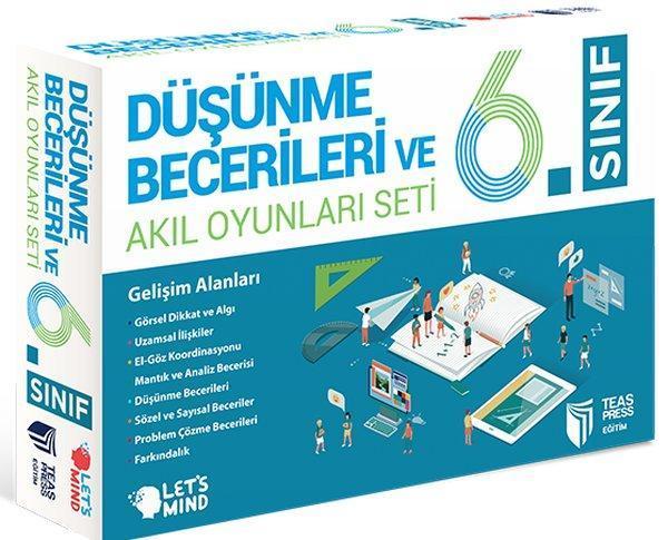 6.Sınıf Düşünme Becerileri ve Akıl Oyunları 6.Sınıf Seti - Teas Press Eğitim - Image 1