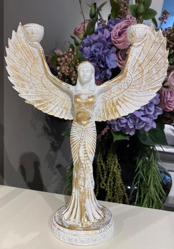 Mirsa Global İsis Melek Kanadı Şamdan Biblo - Image 1