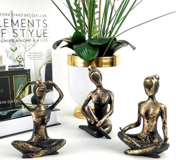 Mirsa Global Siyah Yogacı Kız 3Lü Biblo - Image 1