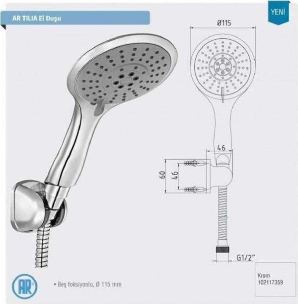 Ar Yak Tilia Üst Takım 5 Fonksiyonlu - Image 1