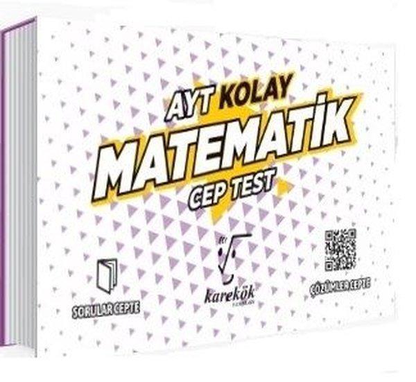 AYT Kolay Matematik Cep Test - Karekök Eğitim Yayınları - Image 1