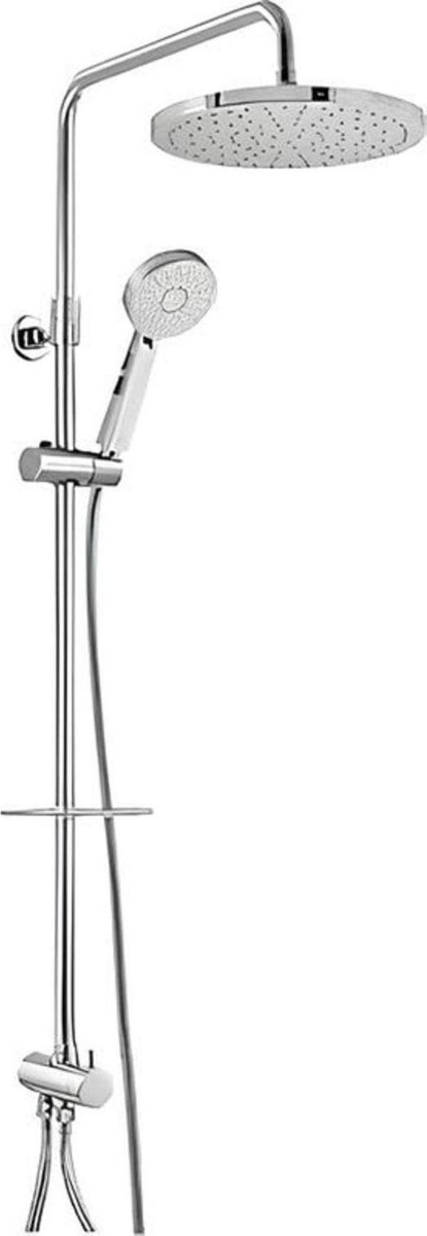 E.C.A Myra Plus Teleskobik Kolonlu Banyo Tepe Duş Seti Yuvarlak Takım 102158041 - Image 1