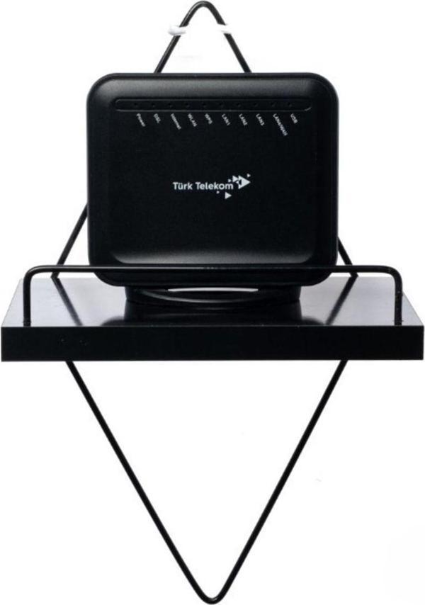Full Reyon Mdf Dekoratif Modem Rafı, Priz Üstü Raf, Aksesuar Rafı, Obje - Kaktüs Rafı - Image 1