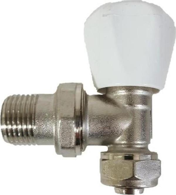 Kalde Köşe Radyatör Vana Hafif Tip Pe-X 1/2" 16X2 - Image 1