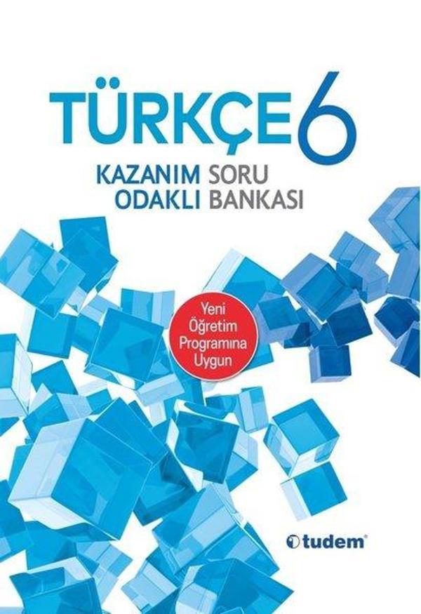 6.Sınıf Türkçe Kazanım Odaklı Soru Bankası - Tudem Yayınları - Ders Kitapları - Image 1