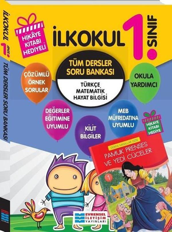1.Sınıf Tüm Dersler Soru Bankası - Evrensel İletişim Yayınları - Image 1