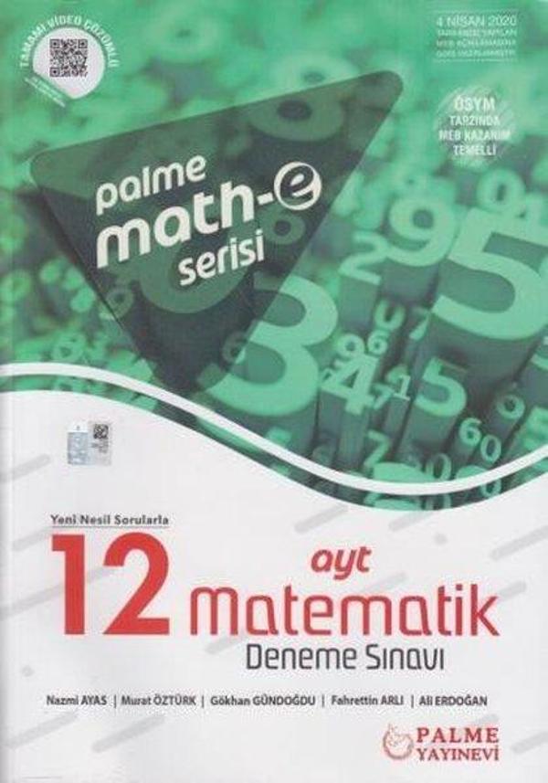 AYT Matematik 12 Deneme Sınavı Mathe Serisi - Palme Eğitim - Image 1