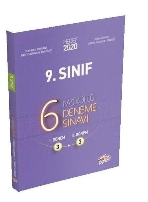 Editör 9. Sınıf 6 Fasikül Deneme 3+3 - Editör - Image 1