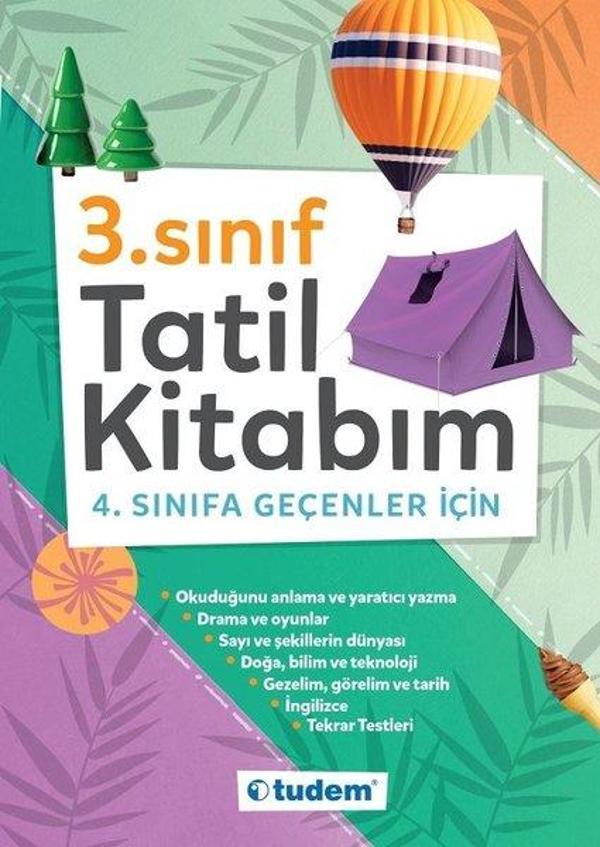 3.Sınıf Tatil Kitabım - Tudem Yayınları - Ders Kitapları - Image 1