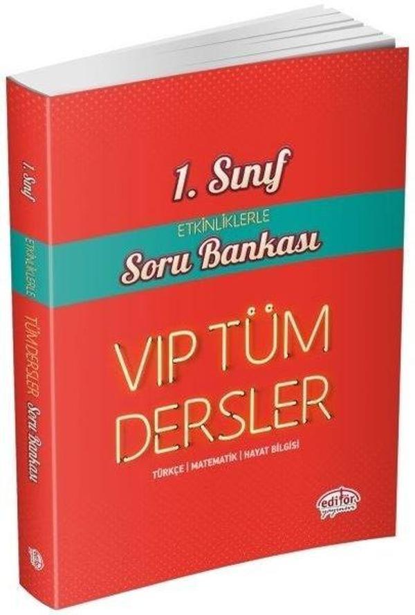 1.Sınıf VIP Tüm Dersler Etkinliklerle Soru Bankası - Editör - Image 1